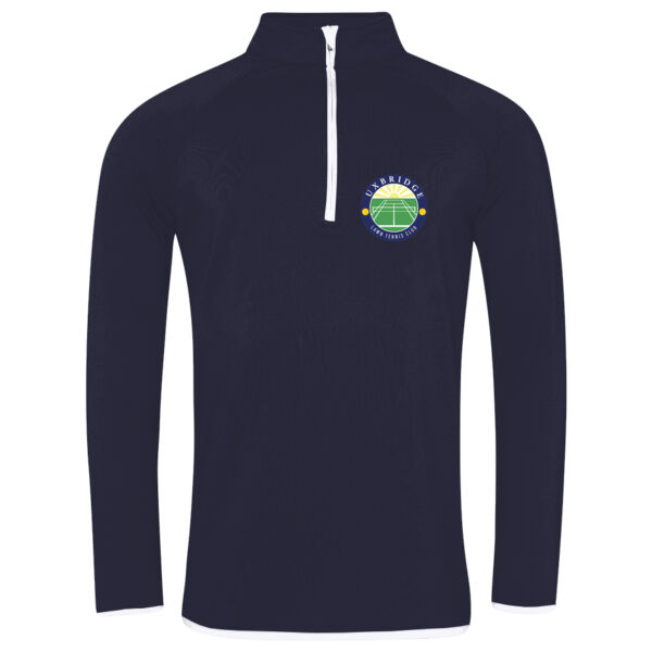 Uxbridge Lawn Tennis Club - Men's Cool 1/2 Zip Sweatshirt Thumbnail