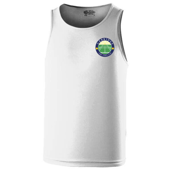 Men's Club Sports Vest - White Thumbnail